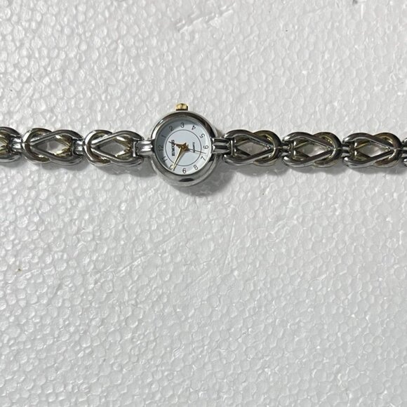 Vtg Rumours Womens Quartz Watch Stainless Steel Gold & Silver Tone Chain Band - Picture 6 of 7